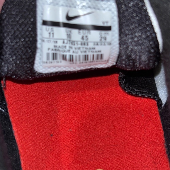 Nike Air Max Deluxe in the Black/Volt/Habanero Red/White SZ 11 - Picture 7 of 8